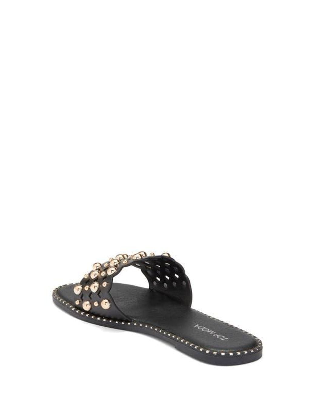 Top Moda Gray Mick Flat Sandal
