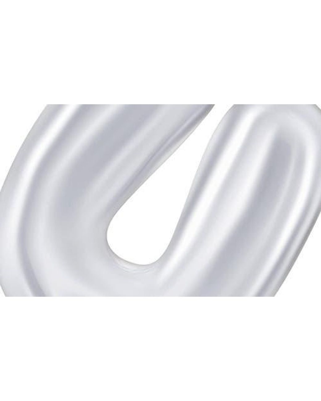 Simona White Bubble Initial Pendant Necklace