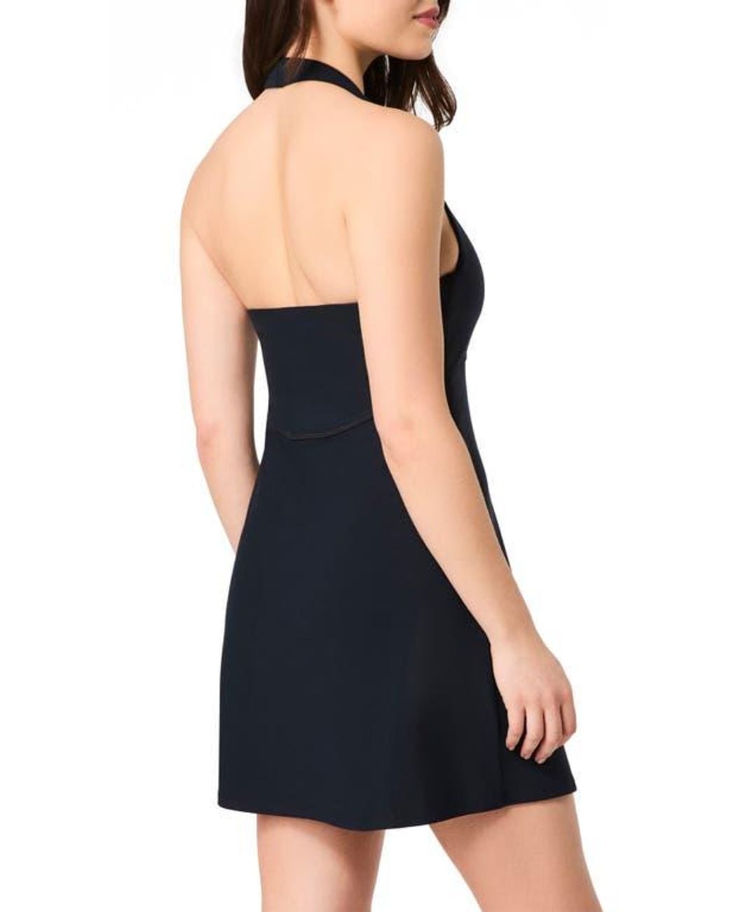 Spanx Black Onform Halter Mini Sundress