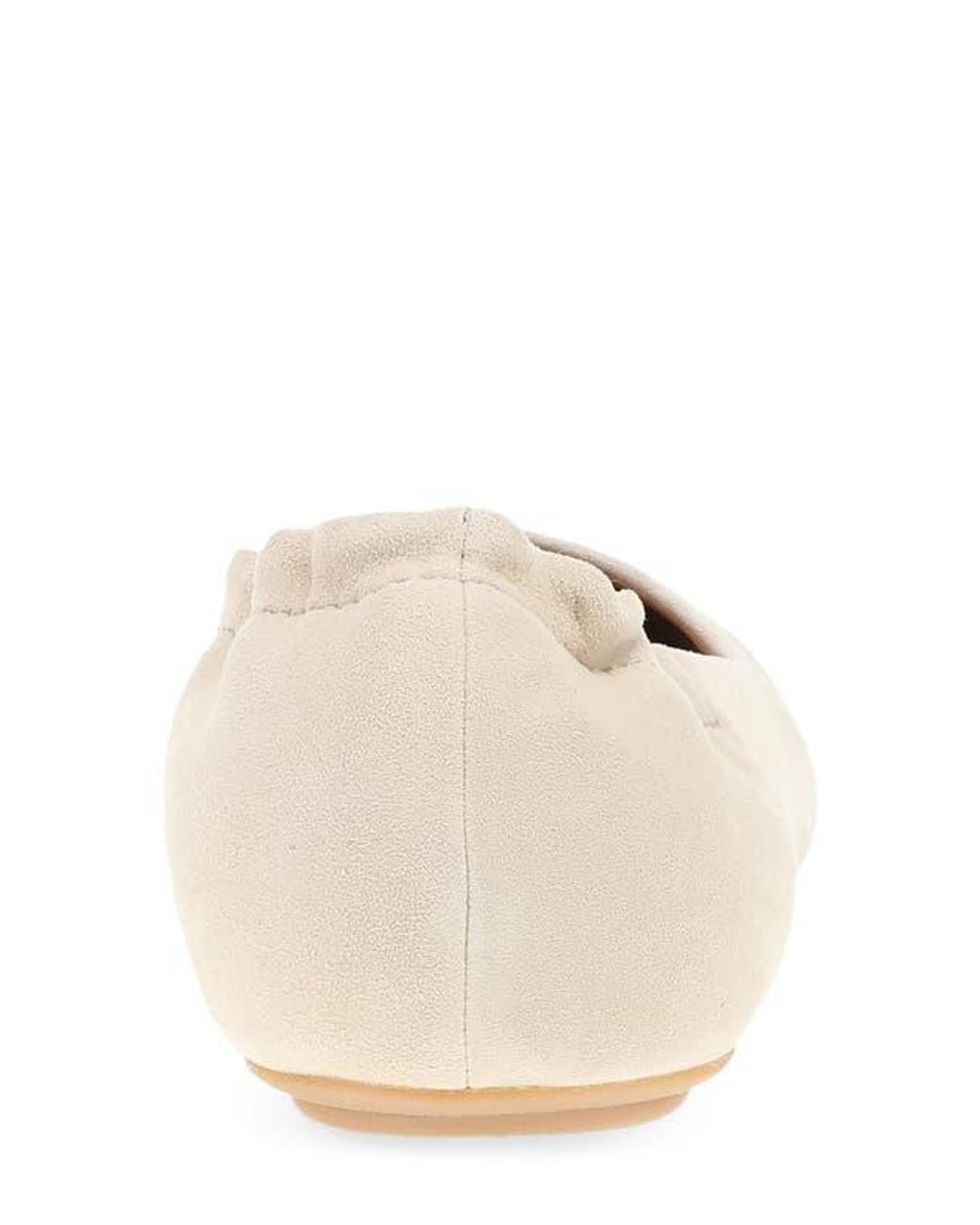 Dansko White Mollie Ballet Flat