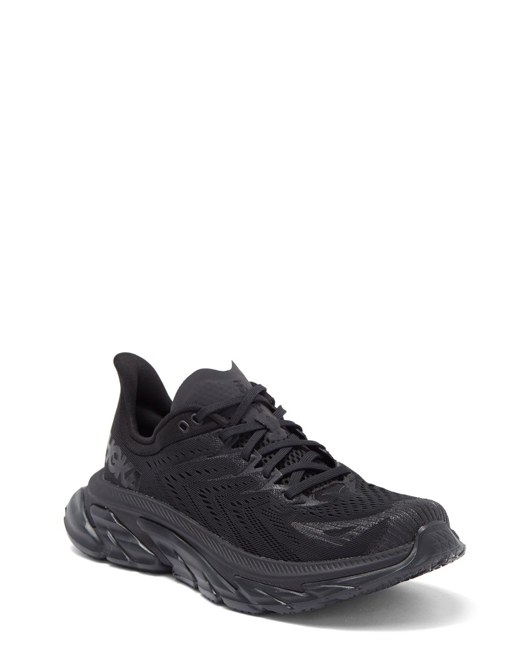 Hoka One One Clifton Edge Running Sneaker In Black /black At Nordstrom ...