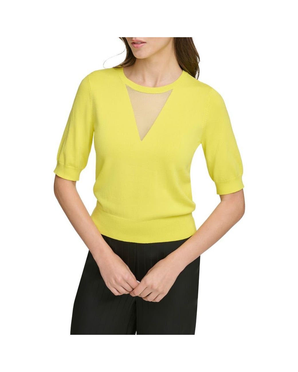 Dkny v neck sweater online