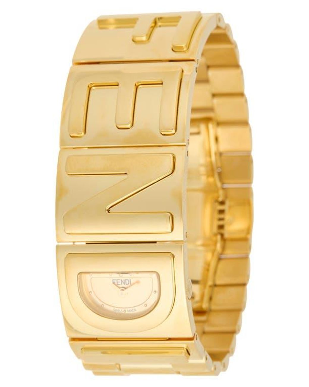 FENDI腕時計 Fendi Stainless Steel Diamond Mother of Pearl 25mm 980L Quartz