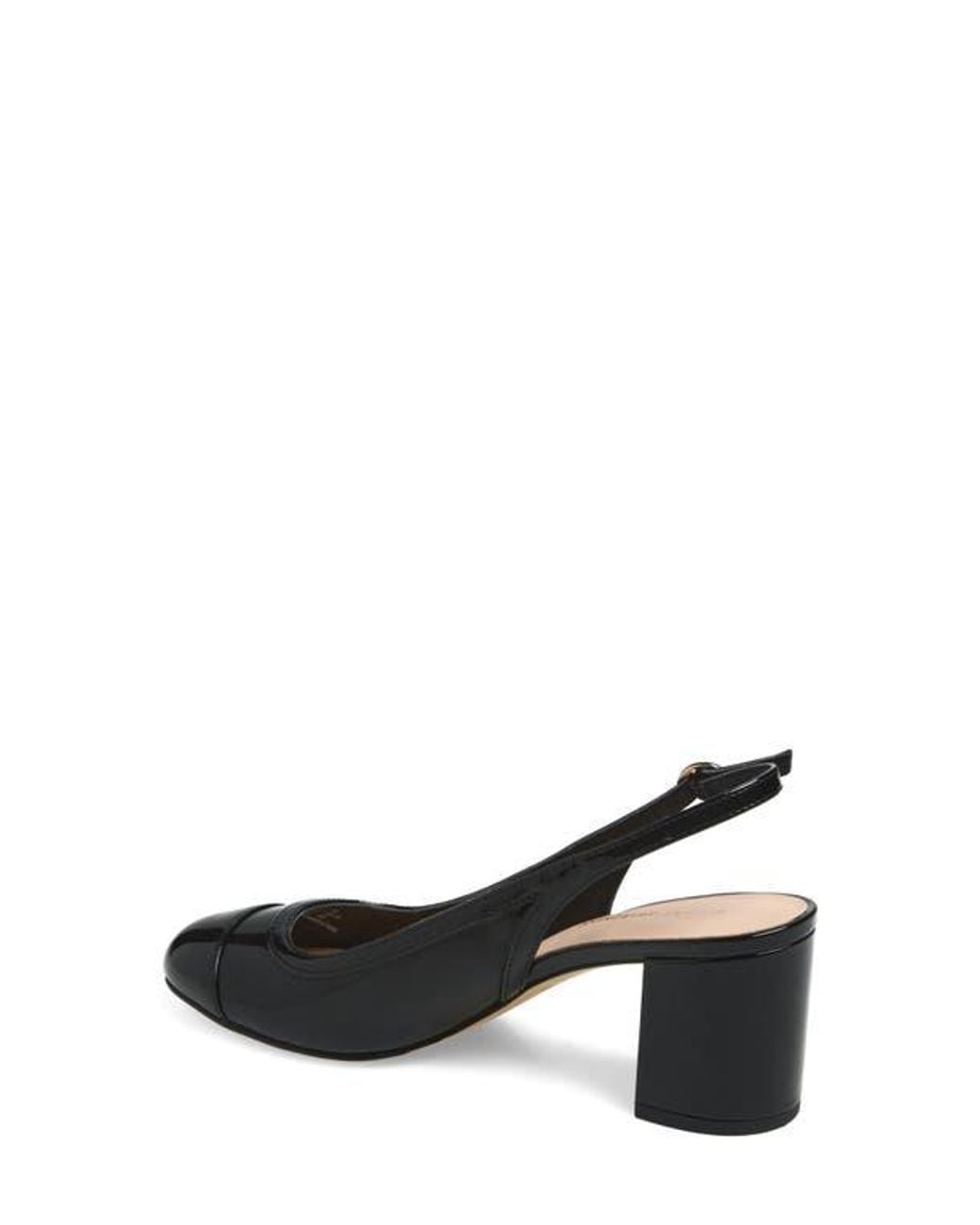 Stuart Weitzman Black Celina 60 Slingback Pump