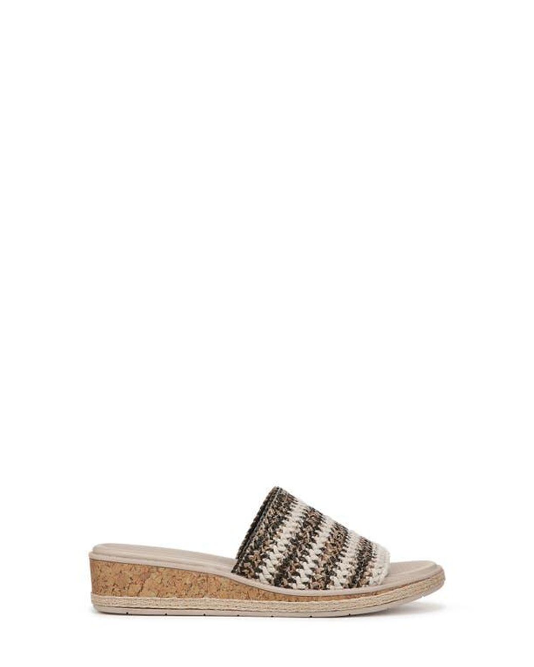 LifeStride Black Breezy Slide Sandal