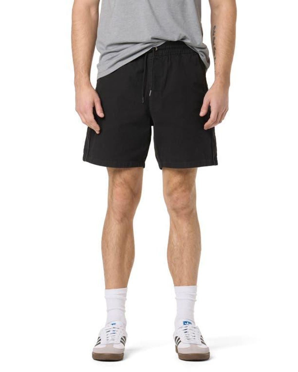 Hudson Black Drawstring Shorts for men