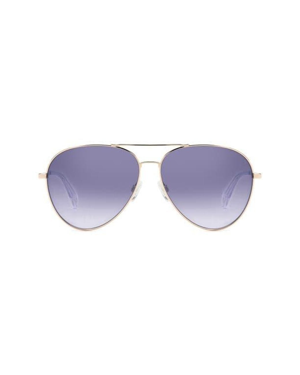 Rag & Bone Purple 59Mm Aviator Sunglasses for men