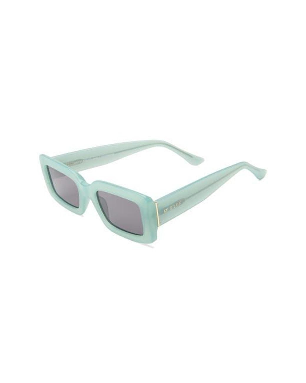 DIFF Green 53Mm Rectangle Sunglasses for men