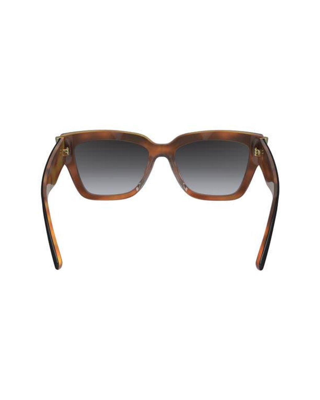 Longchamp Black 53Mm Gradient Modified Rectangular Sunglasses