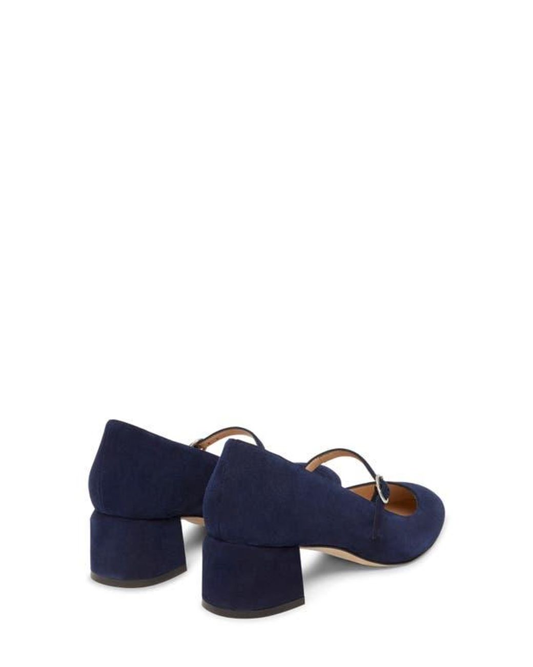 Stuart Weitzman Blue Gabby Mary Jane Pump