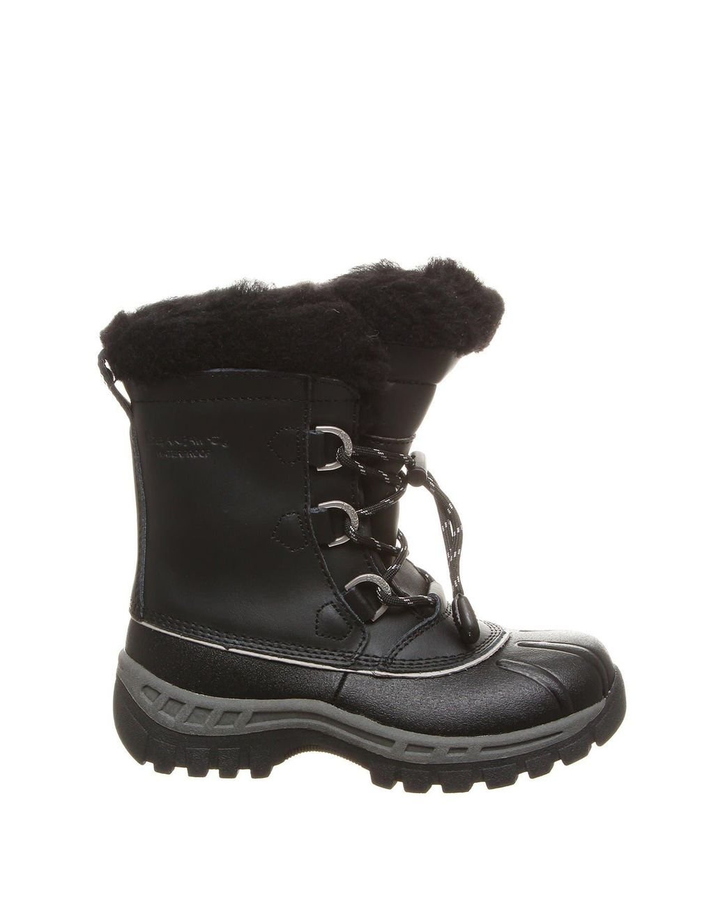 BEARPAW Kelly Genuine Sheepskin Lined Snow Boot in Black Lyst