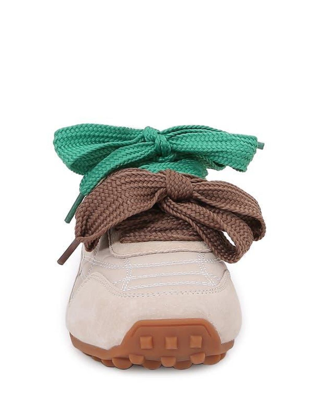 BERNESS Green Ribbon Lace Sneaker
