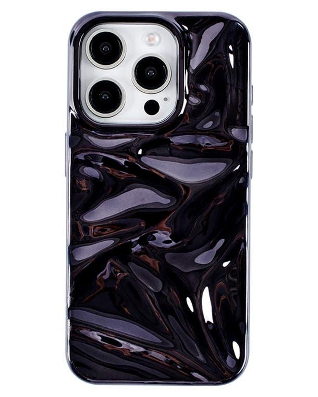 Auramma Black Crinkle Iphone 15 Pro Max Case