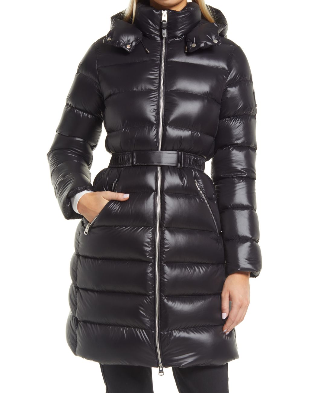 Mackage Hooded Down Puffer Jacket in Black Lyst