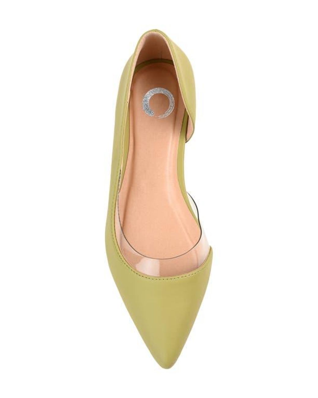 Journee Collection Metallic Mikki Pointed Toe Flat