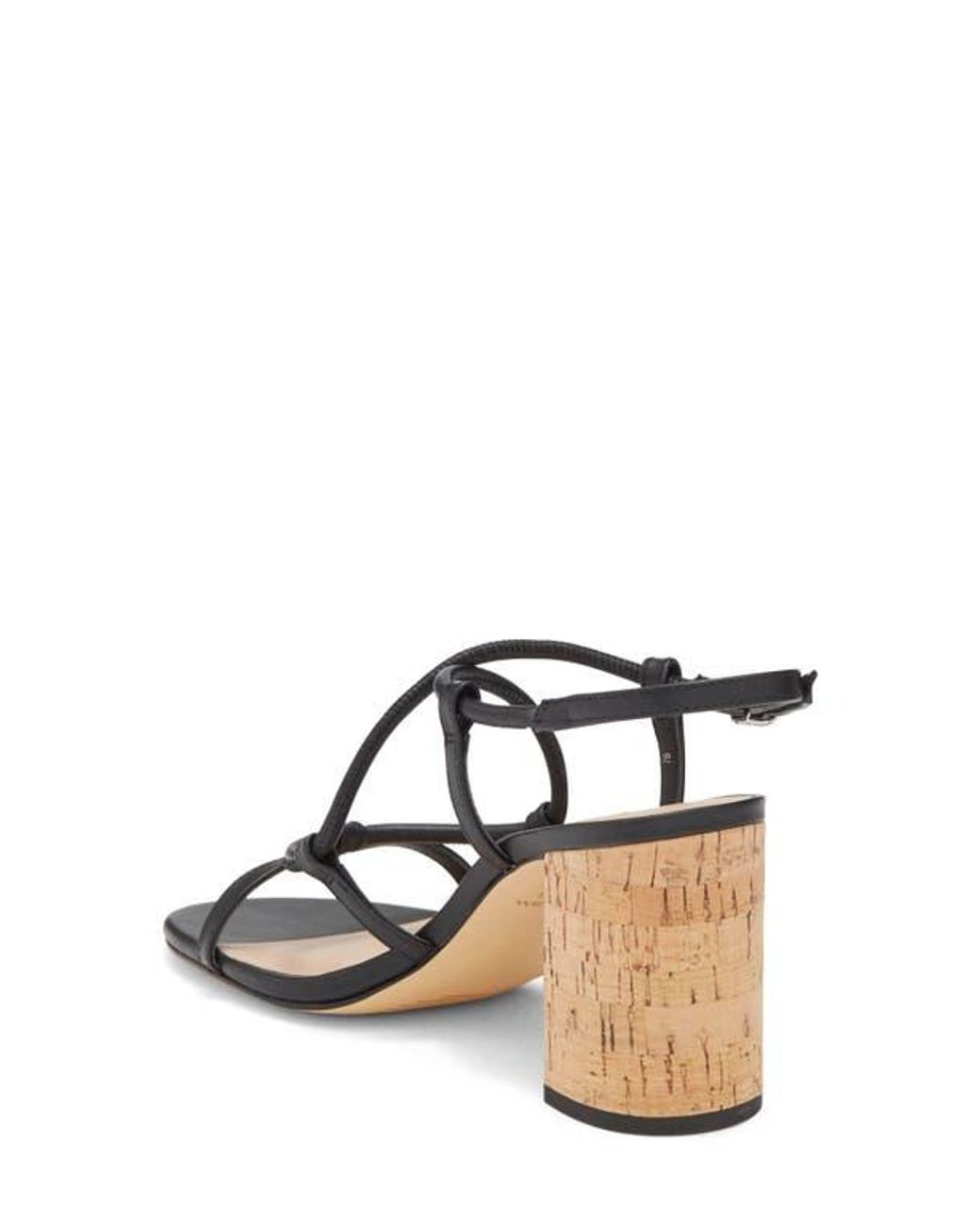 Stuart Weitzman Black Nilla 75 Block Sandal
