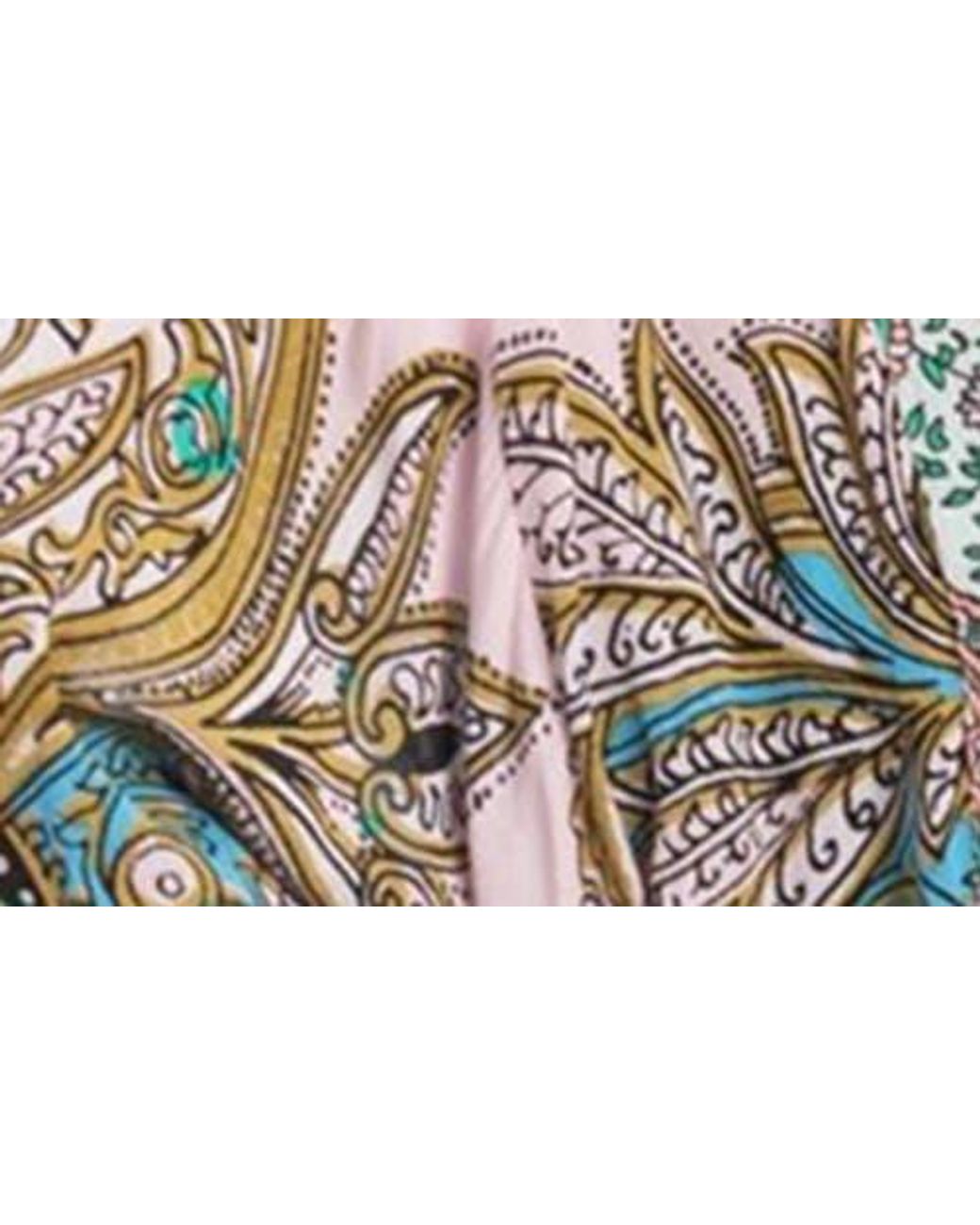 Saachi Pink Medallion Print Duster