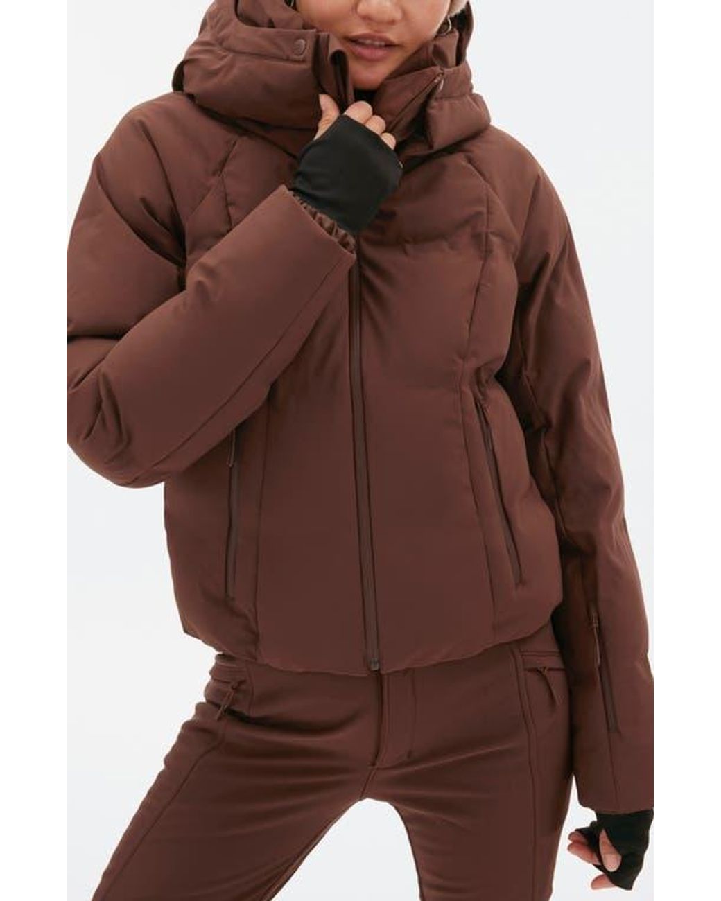 Halfdays Brown Georgie Puffer Jacket