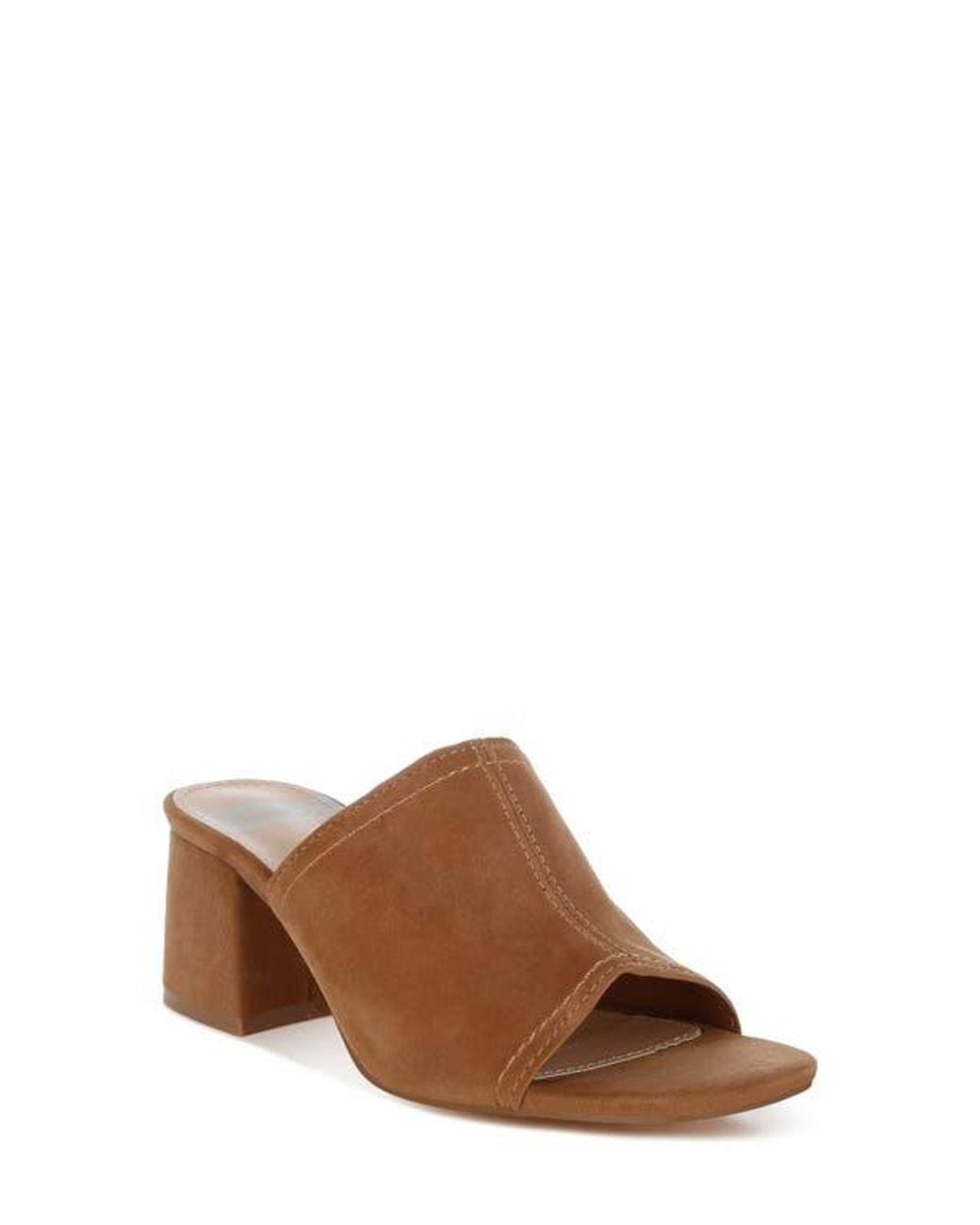 Rag & Co Brown Citarum Slide Sandal