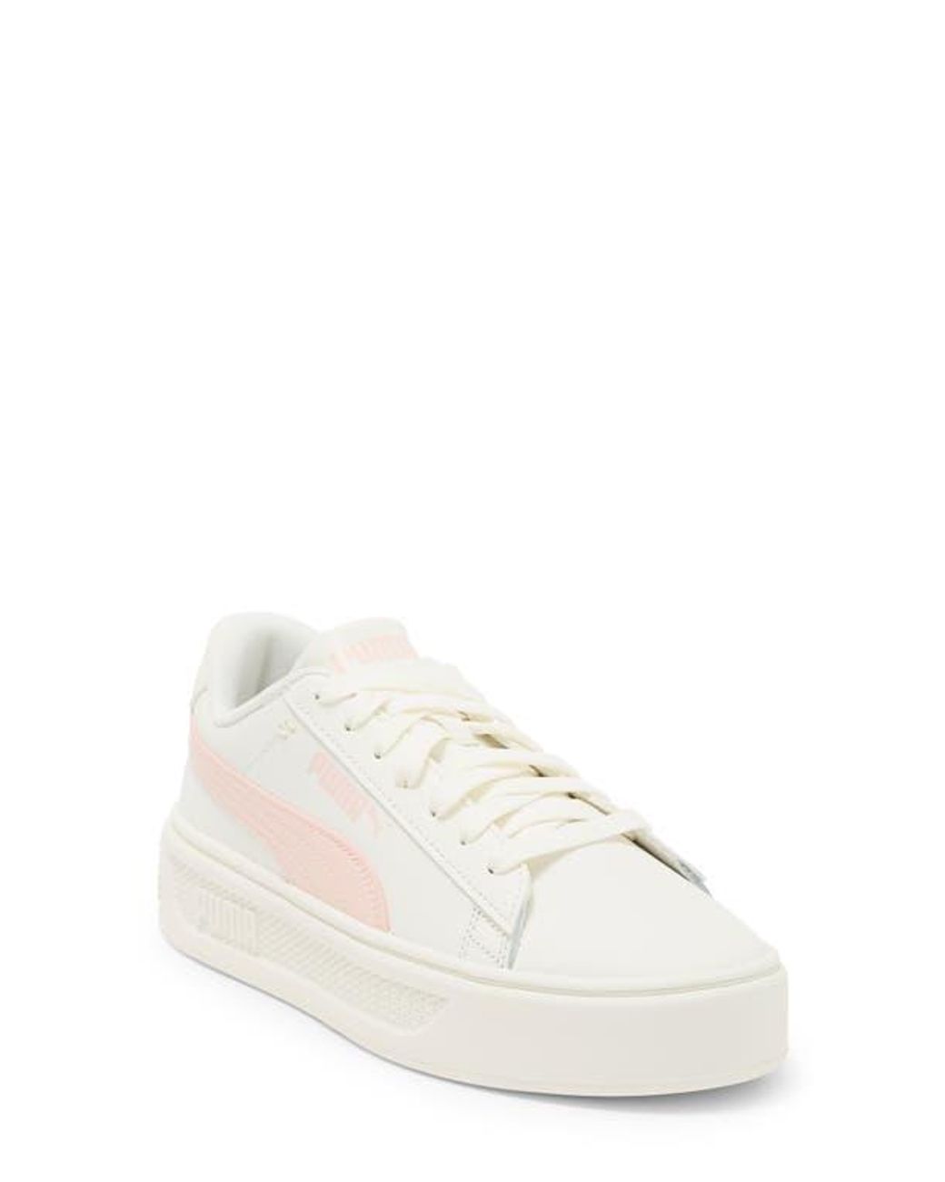 PUMA White Smash V3 Platform Sneaker