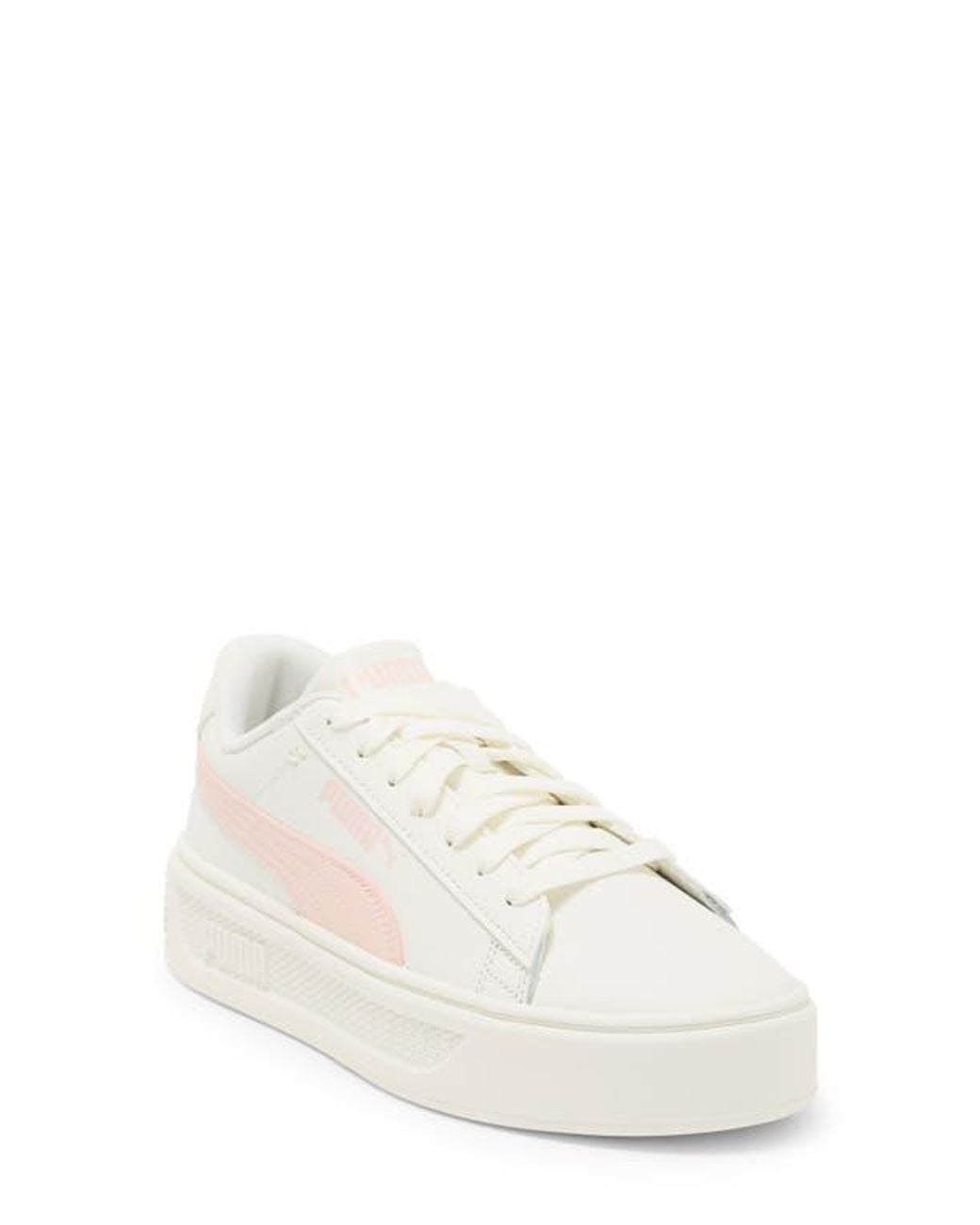 PUMA White Smash V3 Platform Sneaker