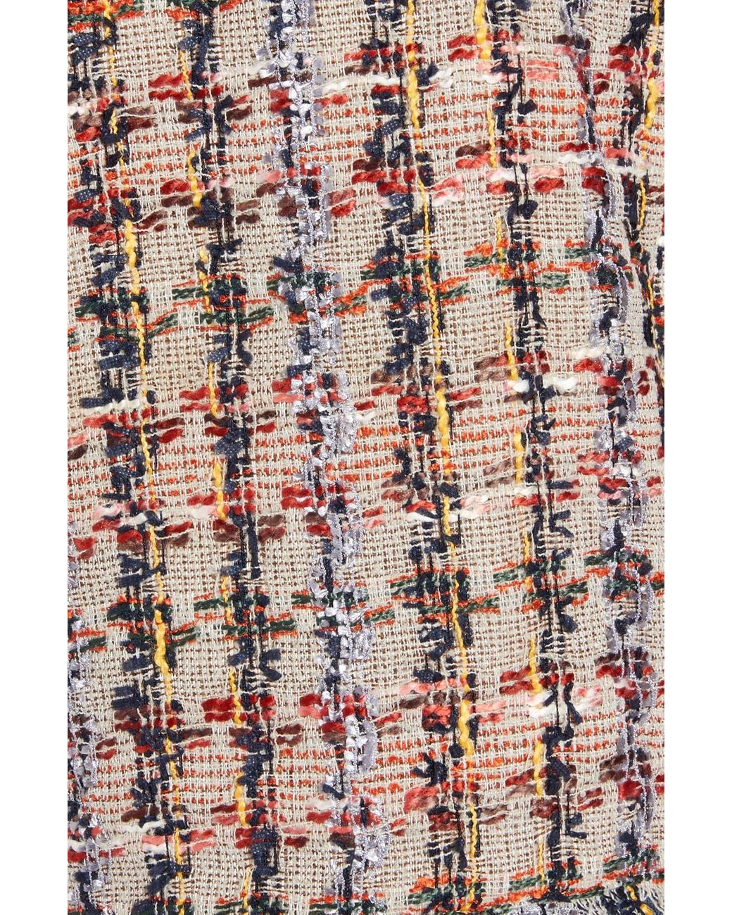 Halogen raw edge tweed cheap jacket