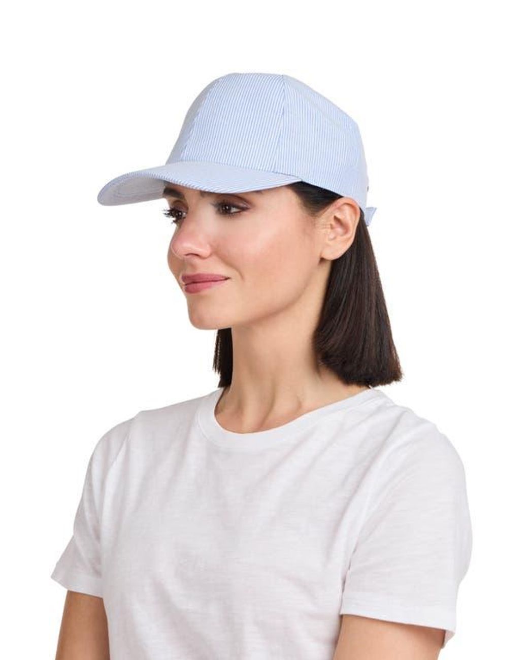 Bruno Magli Blue Stripe Baseball Cap