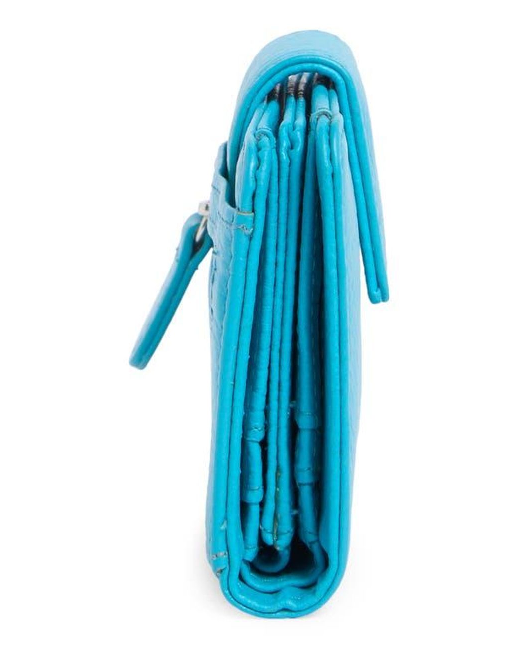 MUNDI SMALL LEATHER GOODS Blue Pixie Leather Card Case
