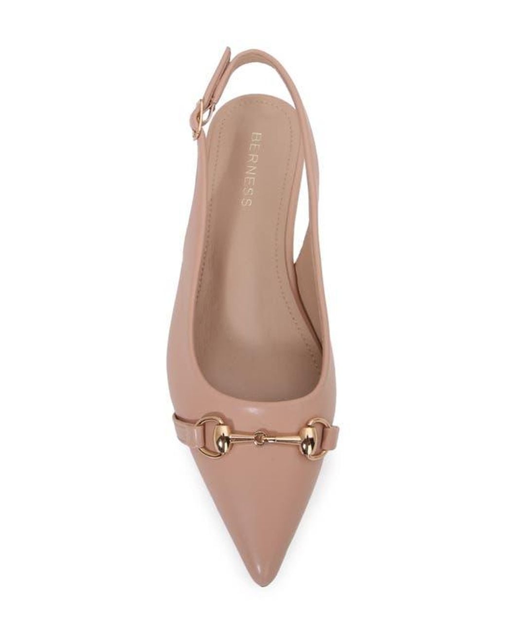 BERNESS Pink Bit Slingback Flat