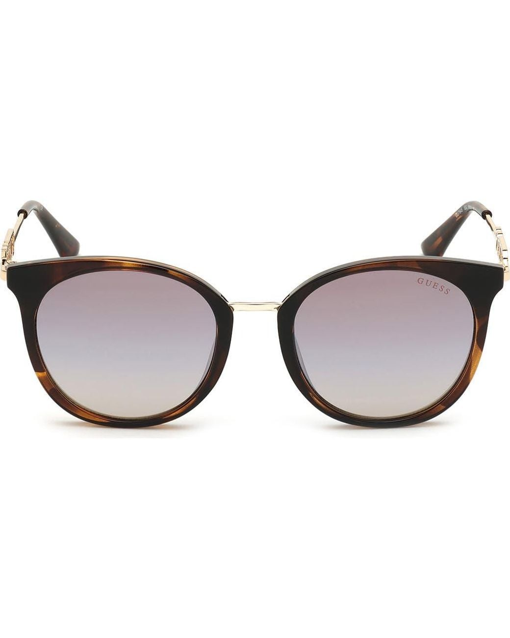 Guess Brown Round Sunglasses for men
