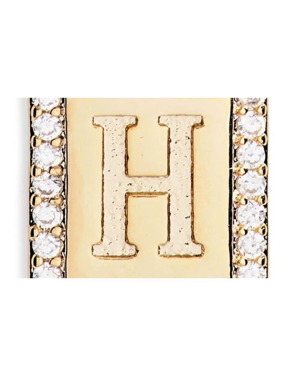 Leith Metallic Initial Pendant Necklace