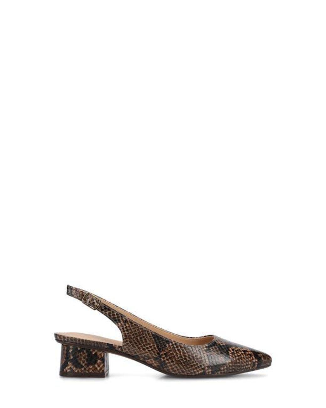 Journee Collection Metallic Sylvia Slingback Pump