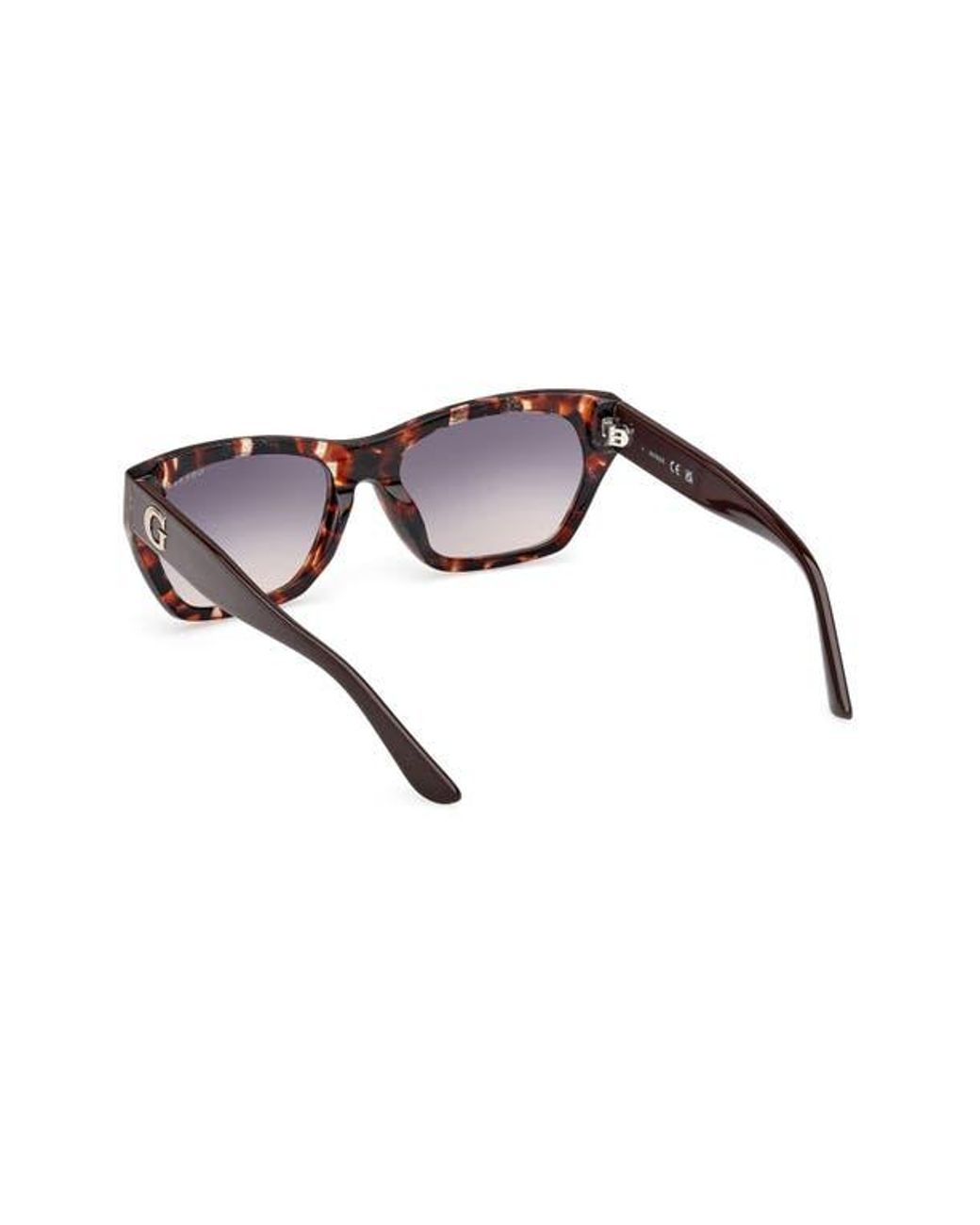 Guess Brown Geometric Sunglasses for men