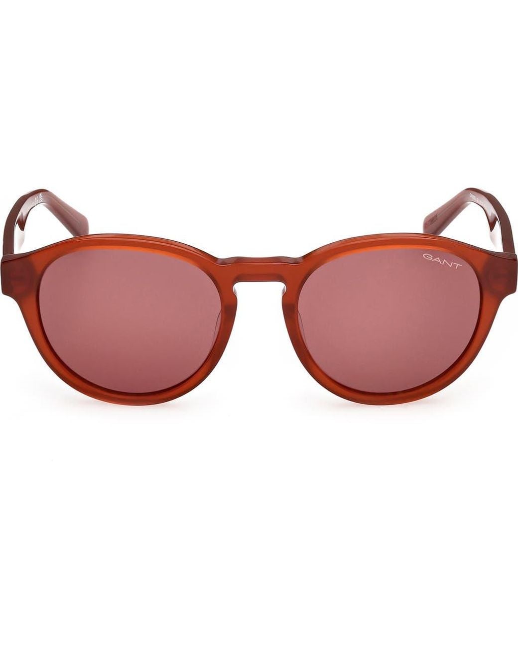 Gant Brown Round Sunglasses for men