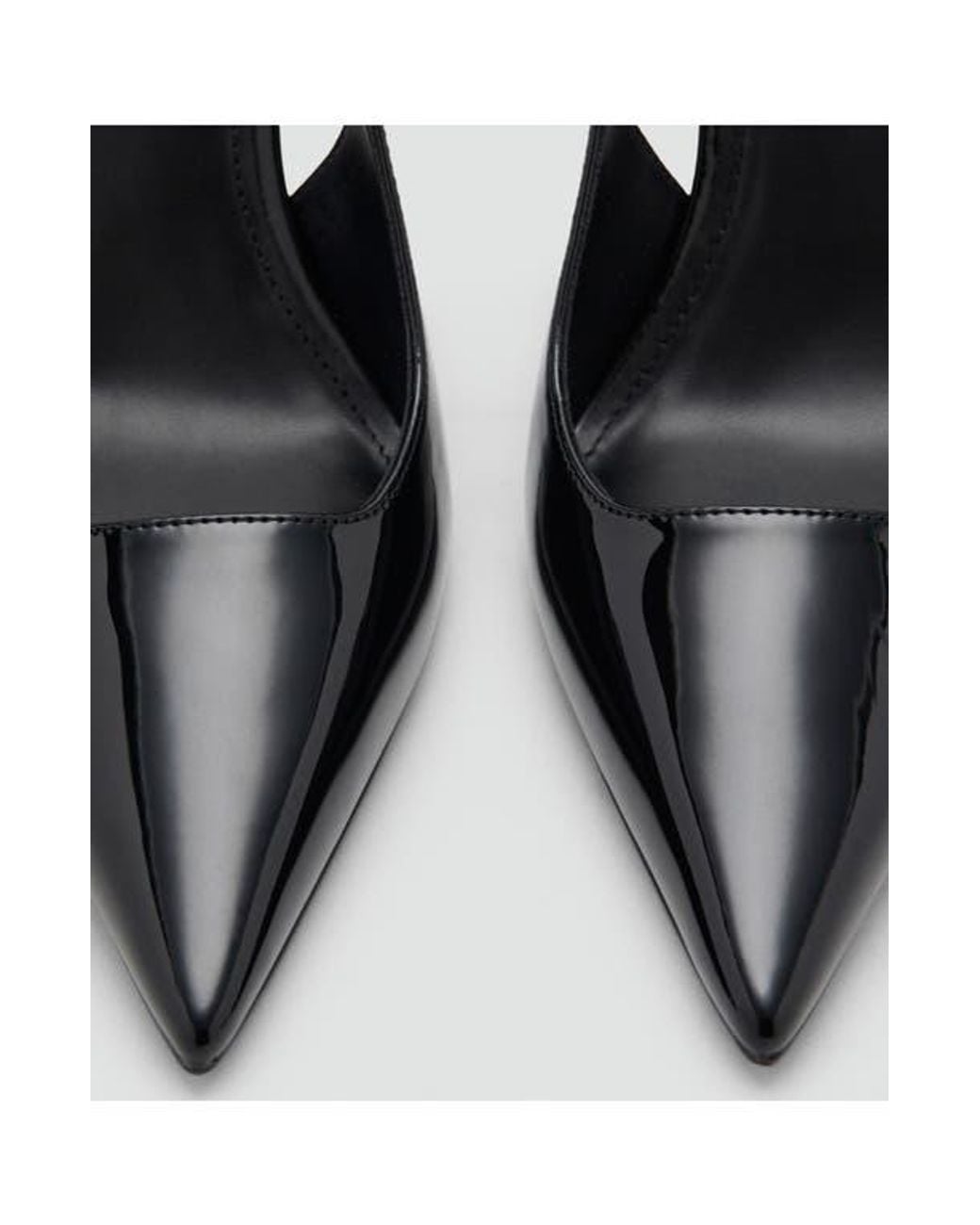 Mango Blue Pietra Slingback Pointed Toe Pump