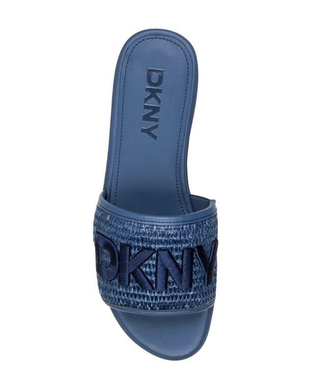 DKNY Blue Winslet Slide Sandal