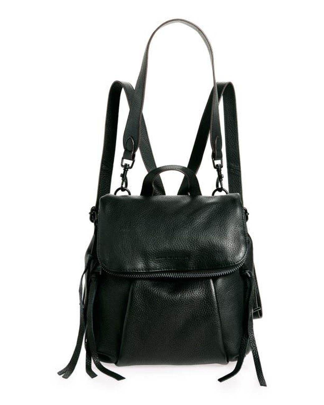 Aimee Kestenberg Convertible Leather Backpack Purse in Black Lyst
