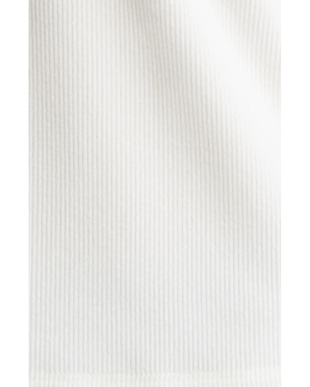 Wit & Wisdom White Split Neck Top