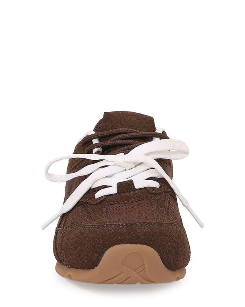 BERNESS Brown Lula Double Lace Sneaker