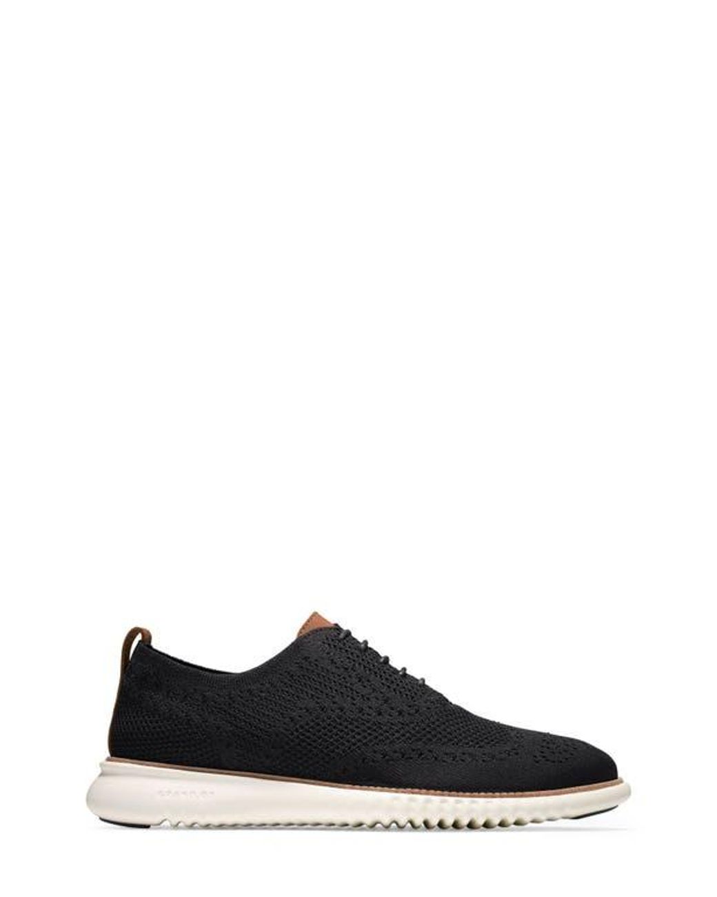 Cole Haan Black 2.Zerogrand Stitchlite Water Resistant Wingtip for men