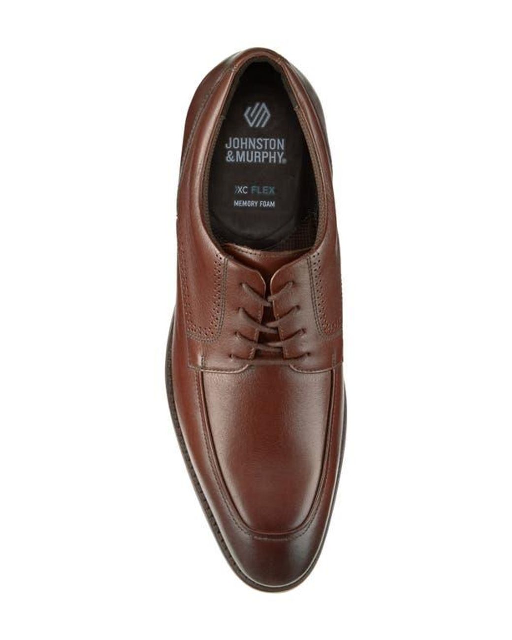 Johnston & Murphy Brown Lavoy Moc Toe Lace-Up for men