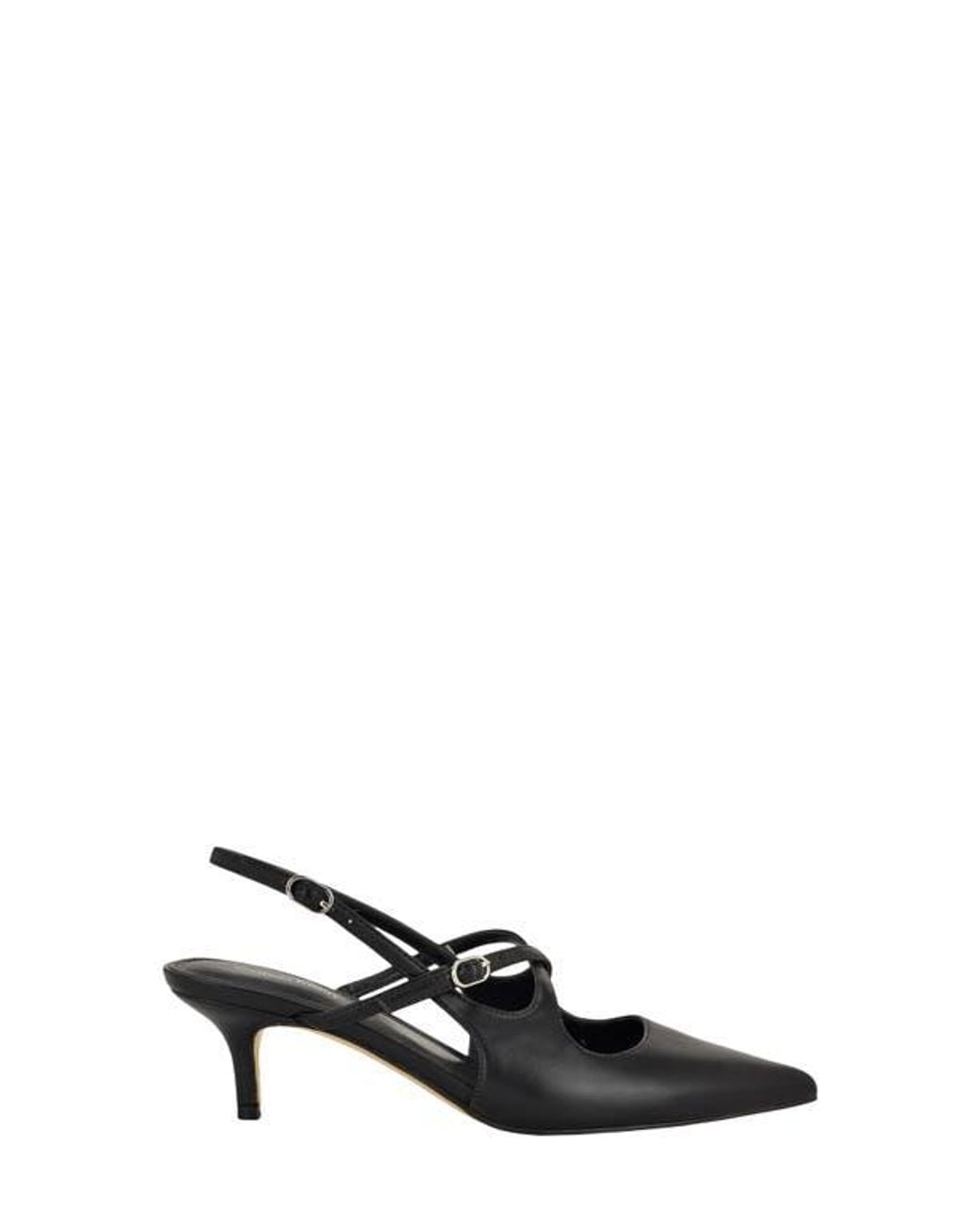 Calvin Klein Black Vierra 2 Slingback Pump