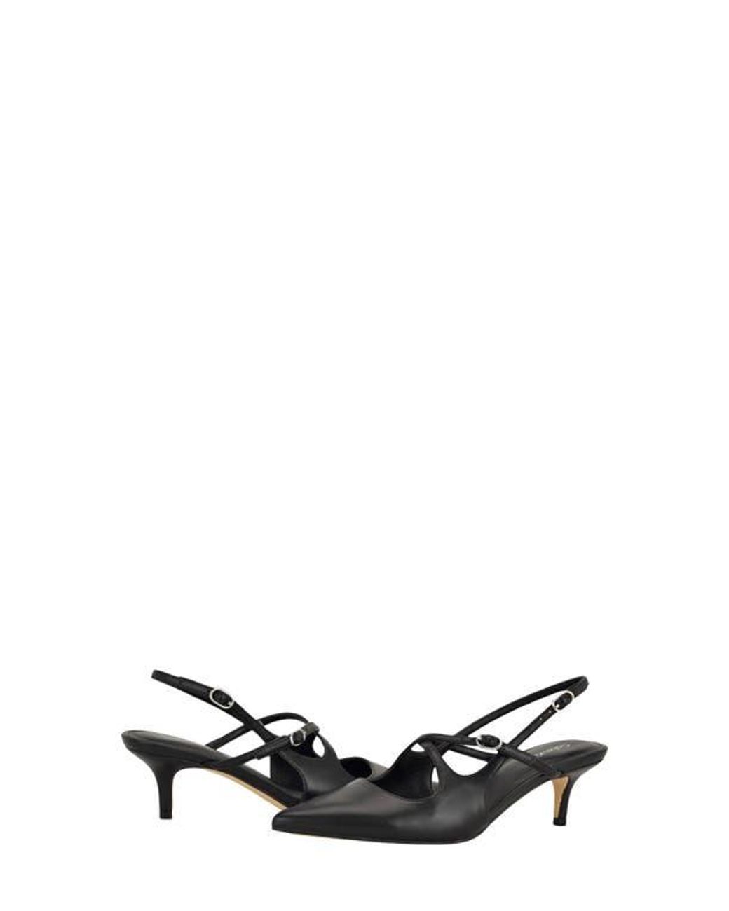 Calvin Klein Black Vierra 2 Slingback Pump