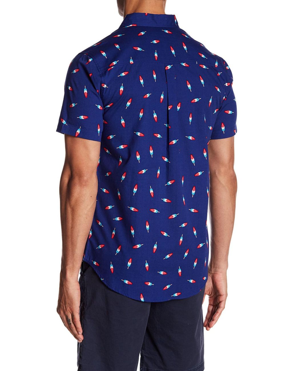 The Narrows Bomb Pop Regular Fit Shirt in Blue for Men | Lyst