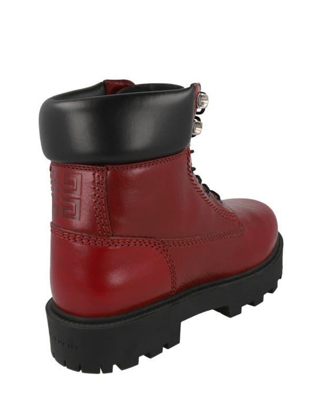 Givenchy Red Storm Lace-Up Boot for men