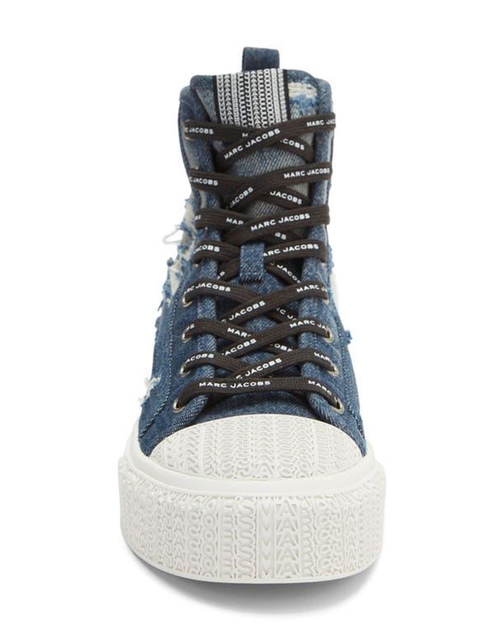 Marc Jacobs Blue The High Top Platform Sneaker
