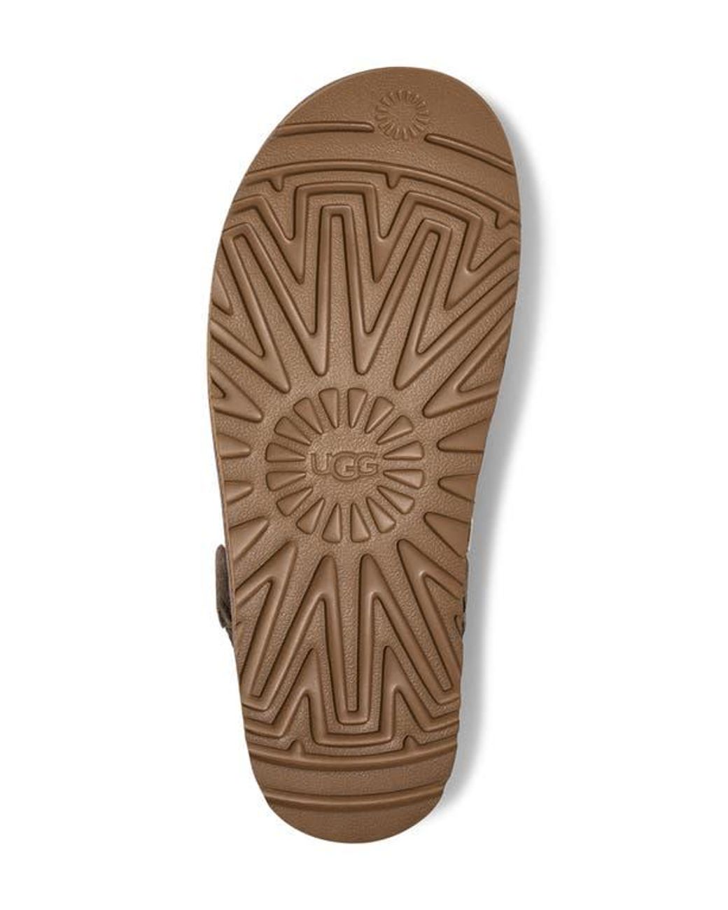 Ugg Brown Goldenstar Glide Platform Sandal