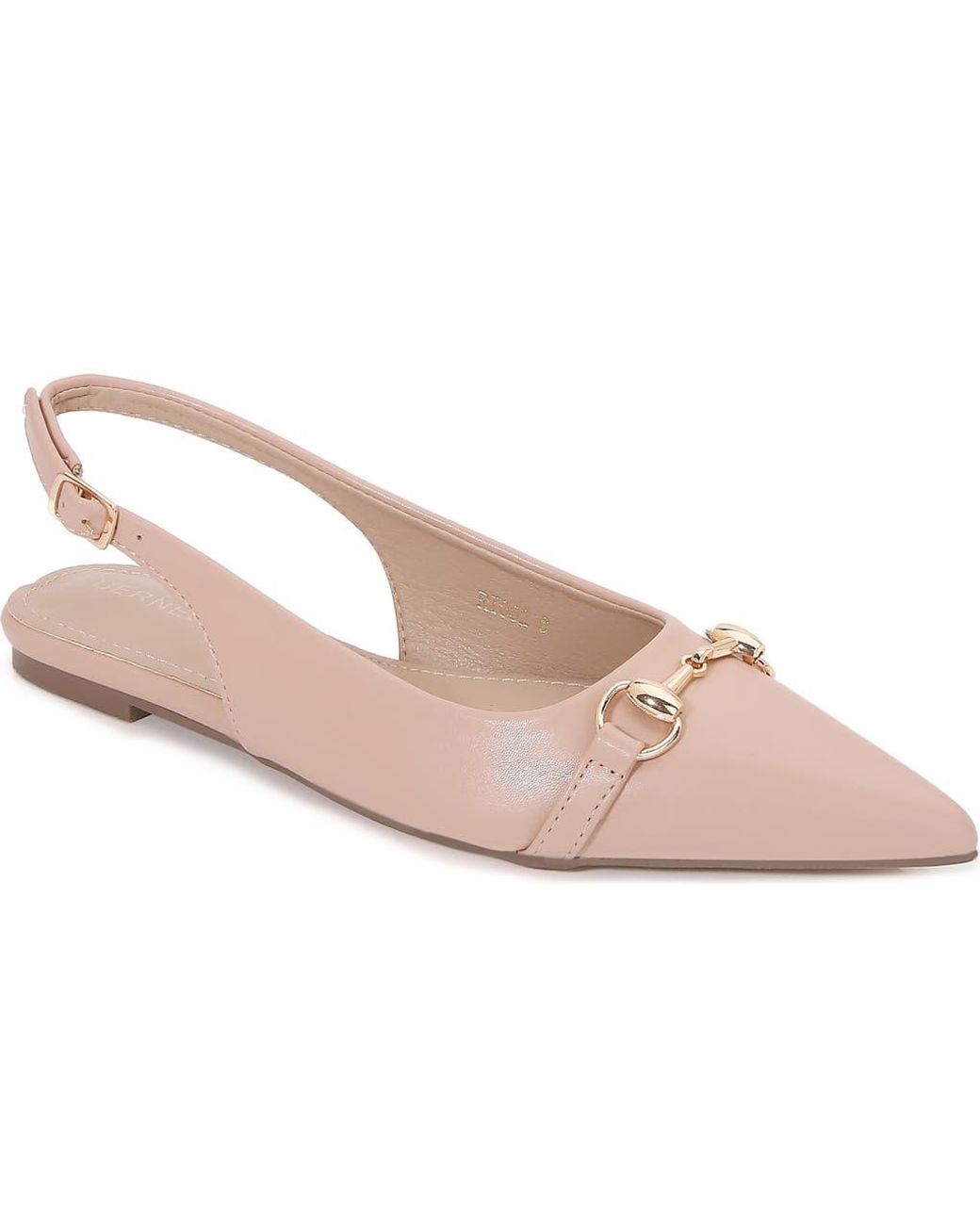 BERNESS Pink Bit Slingback Flat