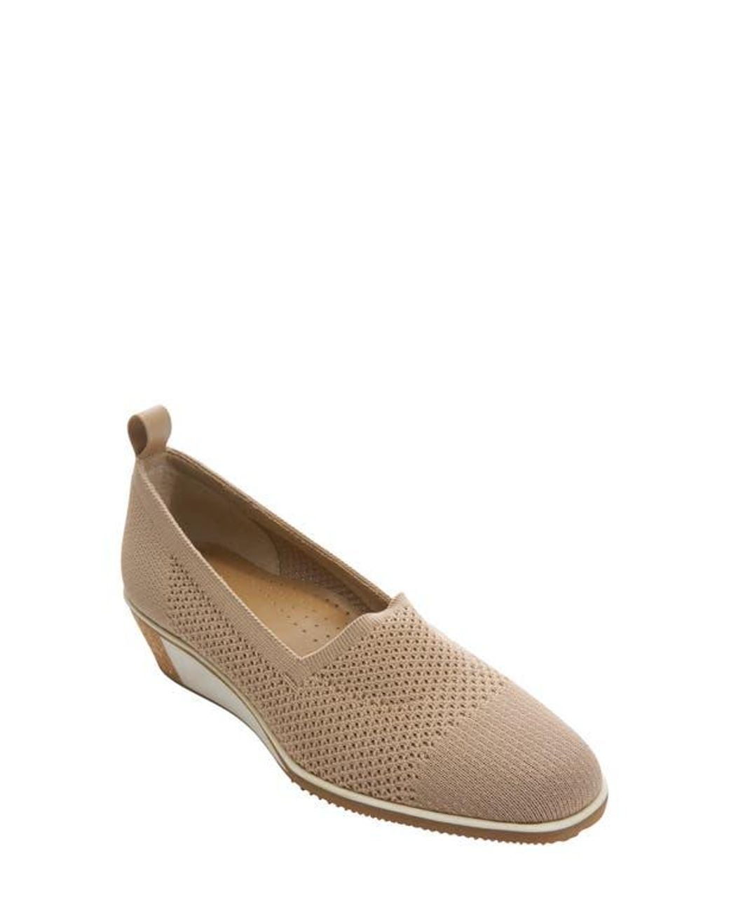 Vaneli Brown Galen Knit Pump