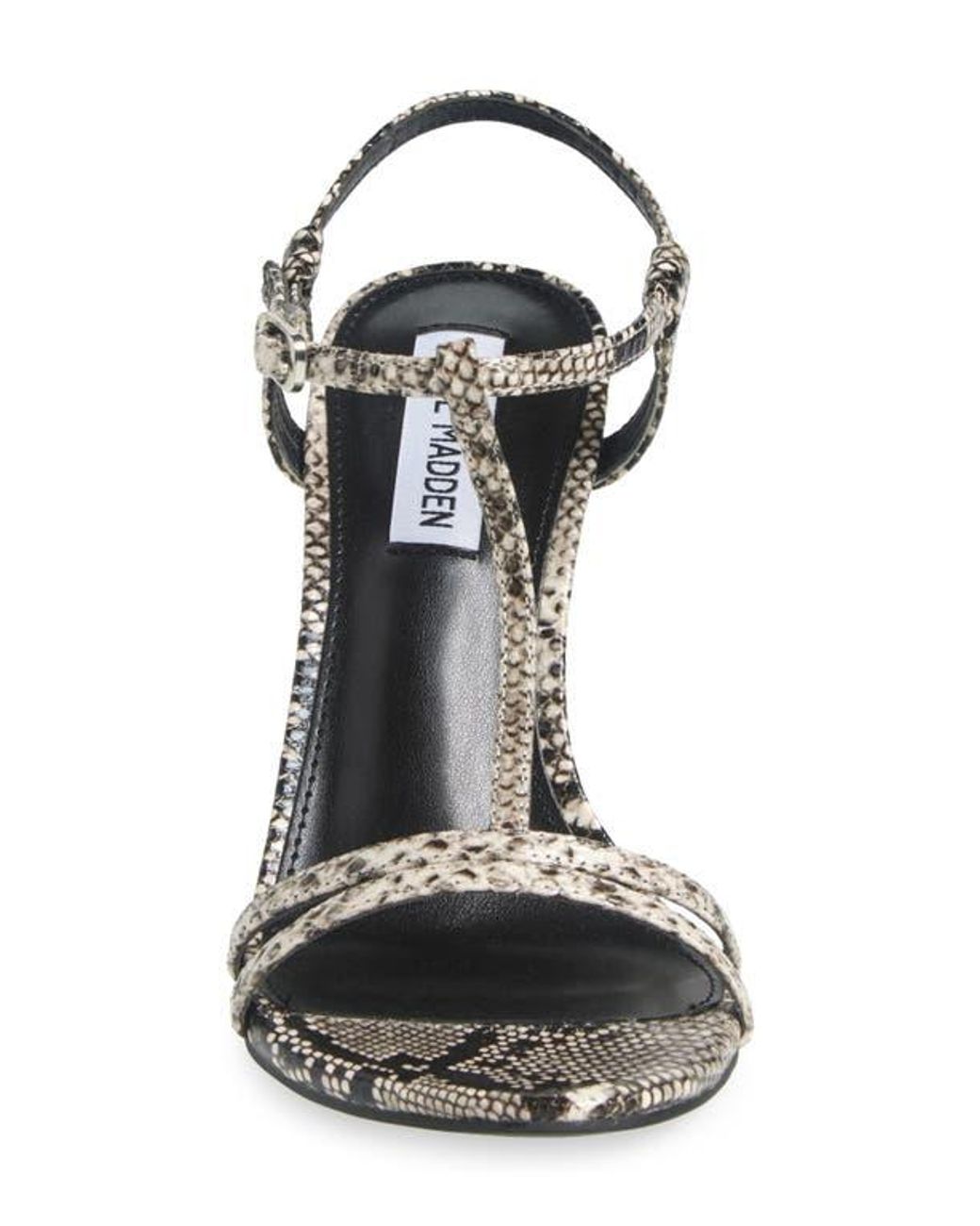 Steve Madden Deeva T-Strap Sandal in White | Lyst